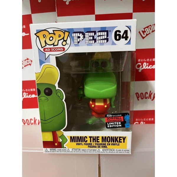 【芳鄰自有收藏品】*現貨* Funko 64 PEZ 貝思水果糖 火星異種 蟑螂 Monkey 2019 NYCC限定