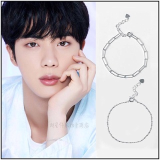 🔺現貨＋預購🔺韓國純銀手鍊 ASMAMA 防彈少年團 BTS JIN JIMIN 智旻 碩珍 同款細鏈純銀 正韓手鍊手鏈