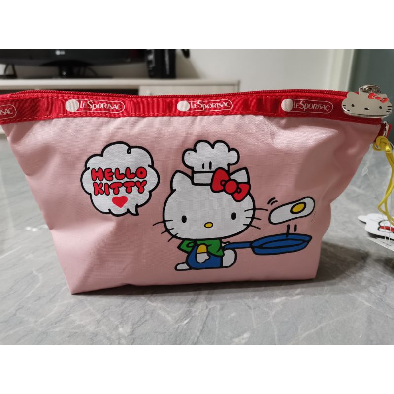 Lesportsac Hello Kitty 環遊世界 韓國 聯名化妝包 2725