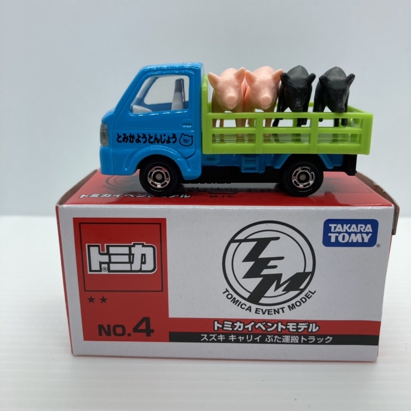 Tomica 多美 TEM 會場 限定 No.4 載豬車 豬 家畜搬運車