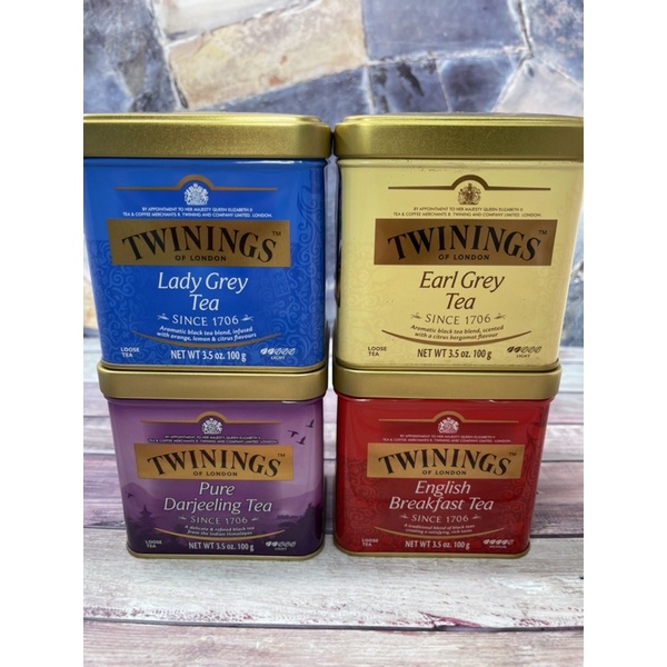 英國唐寧茶 Twinings 100g 鐵罐裝  伯爵茶  早餐茶  仕女伯爵  大吉嶺 全系列-蝦皮代開發票