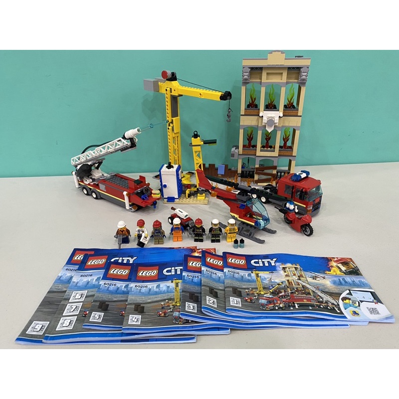 【TCT】LEGO 樂高 CITY 城市系列 60216 Downtown Fire Brigade 市區消防隊