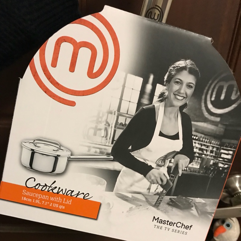 頂好集點 MasterChef 全新已拆封 18公分不鏽鋼單柄湯鍋附蓋1.9公升