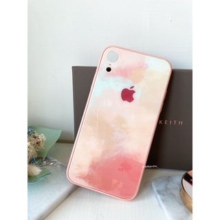 ✨＊免運＊臺灣現貨✨春櫻色鏡面手機殼iPhone 7 8 11 12 pro max Xs XR全包手機殼 大理石紋
