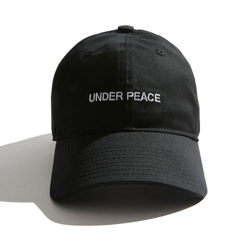 UNDER PEACE - 22SS BRAVO / BASEBALL CAP 老帽 / 棒球帽 (黑色) 化學原宿