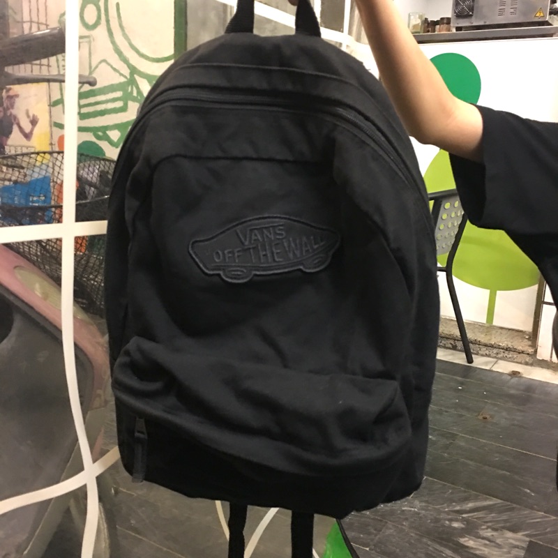 Vans後背包 realm backpack c02459 ox雙肩後背包 基本款經典全黑