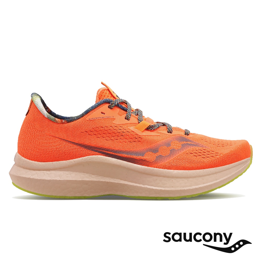 【SAUCONY】慢跑鞋/運動鞋/休閒鞋/男鞋 輕量競速 原廠貨 ENDORPHIN PRO 2-營火