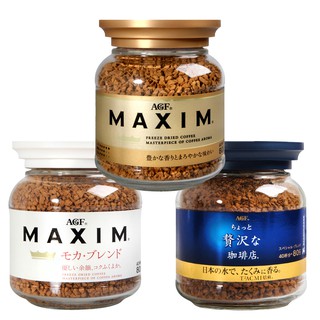 日本 AGF 冷泡即可咖啡粉 135g MAXIM 咖啡 箴言金 80g【美日多多】