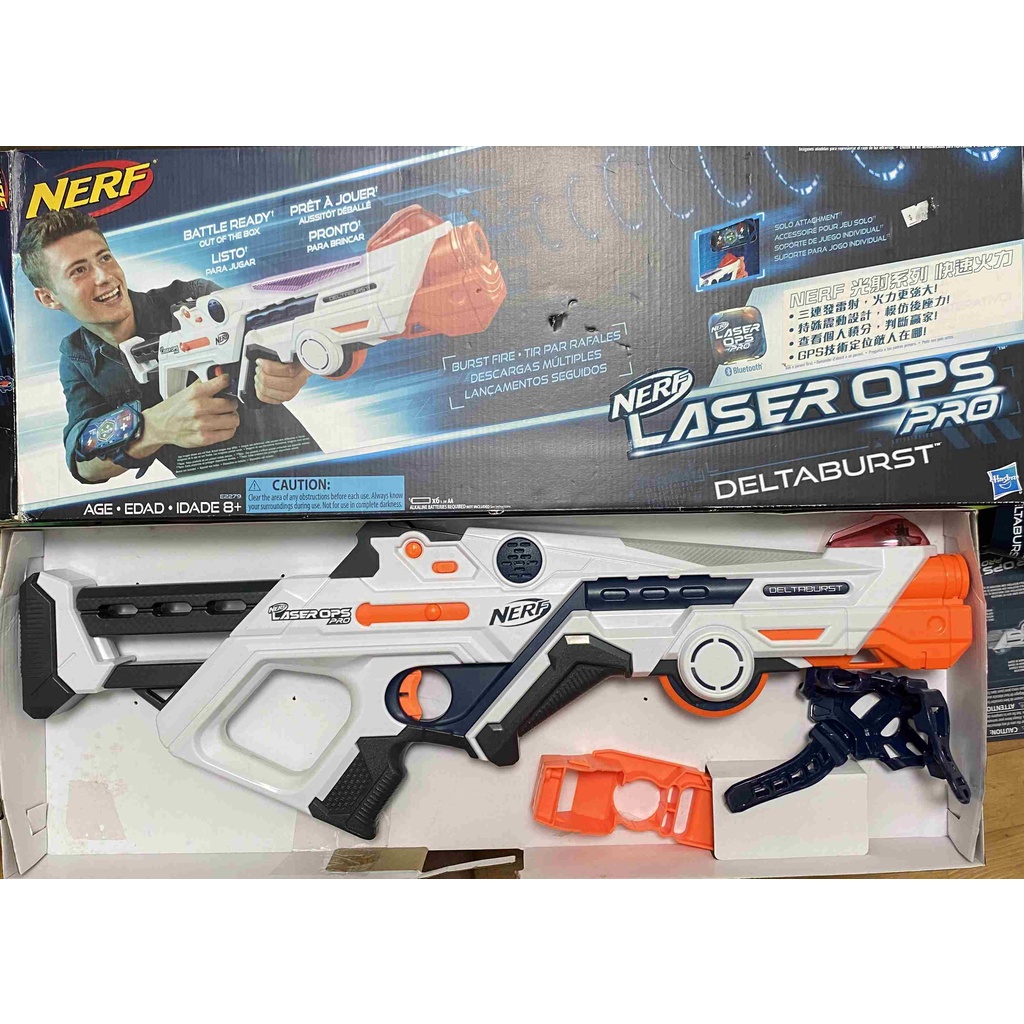 Nerf 光射系列-快速火力 鐳射 Laser Ops Pro支持AR功能團戰激光對戰槍deltaburst狙擊