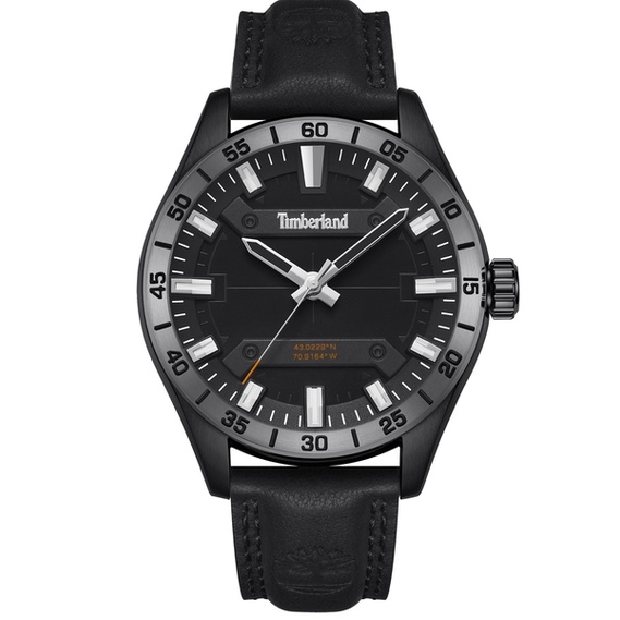 Timberland 天柏嵐 黑鋼大三針手錶 TDWGA2201203