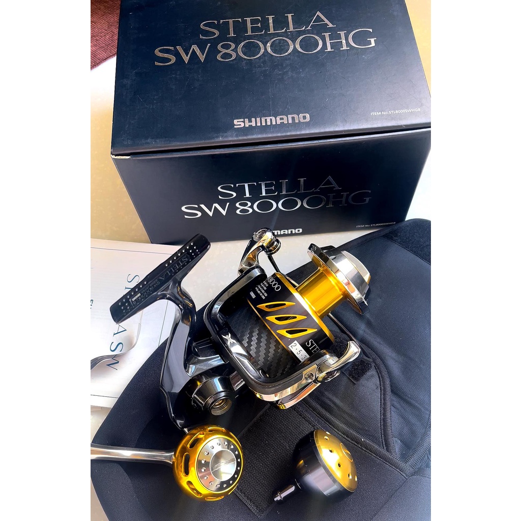 Shimano 13 Stella SW8000HG 黑寶 改裝費近萬的美捲. ...