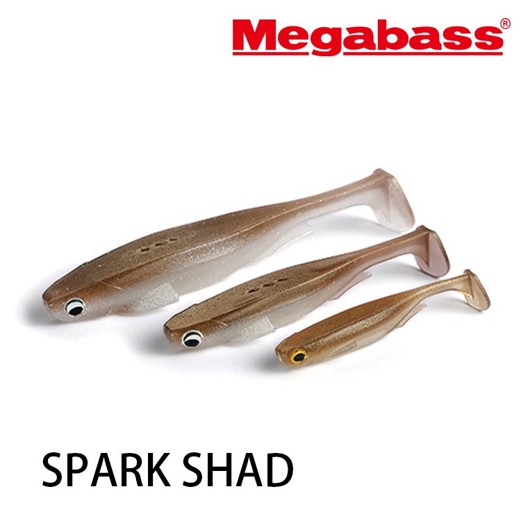 MEGABASS SPARK SHAD 3吋 軟魚假餌 [漁拓釣具]