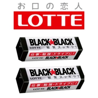 【日本口香糖】Lotte 黑口香糖