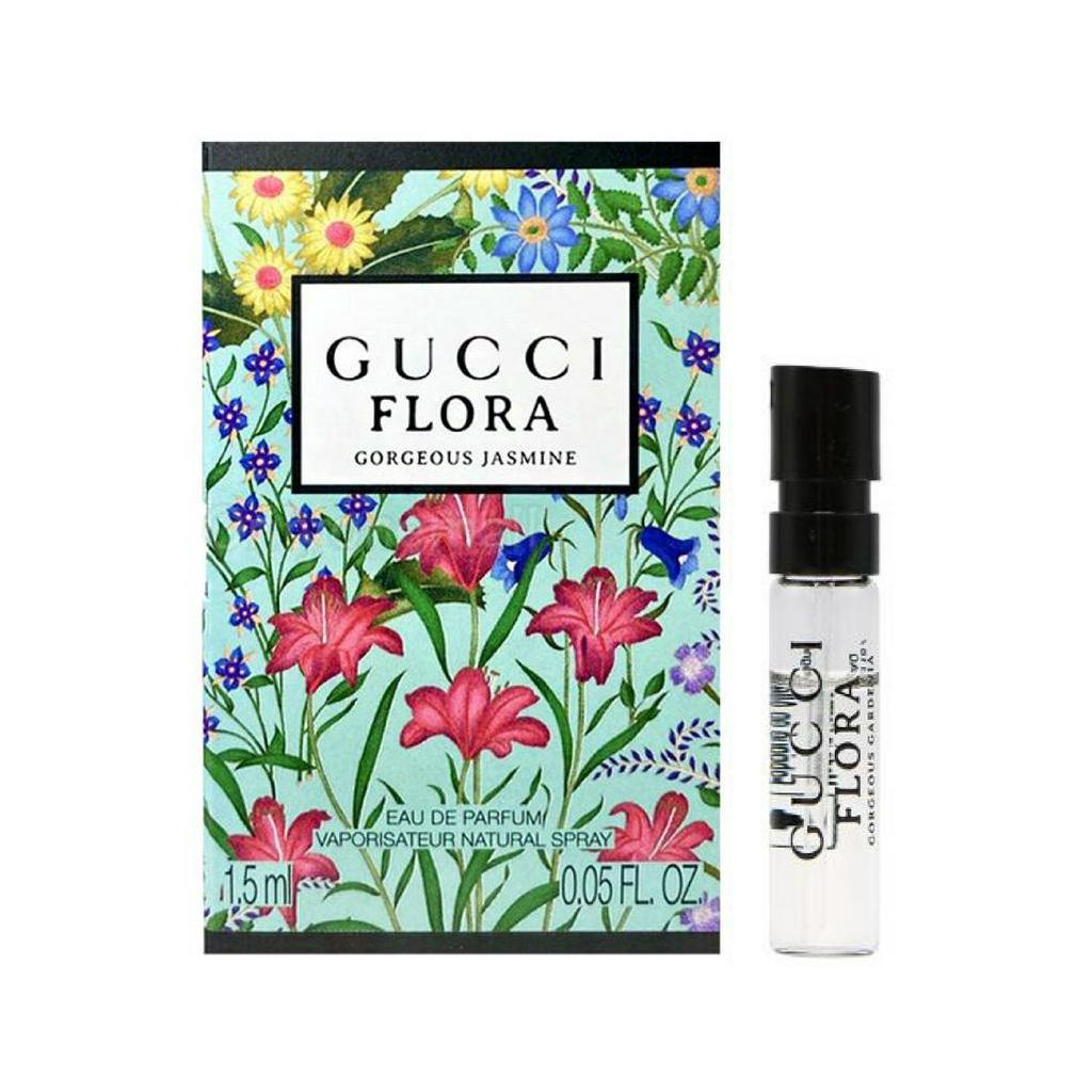 【原廠公司貨】Gucci flora gorgeous jasmine 幻夢茉莉花女性淡香精 1.5ml 針管