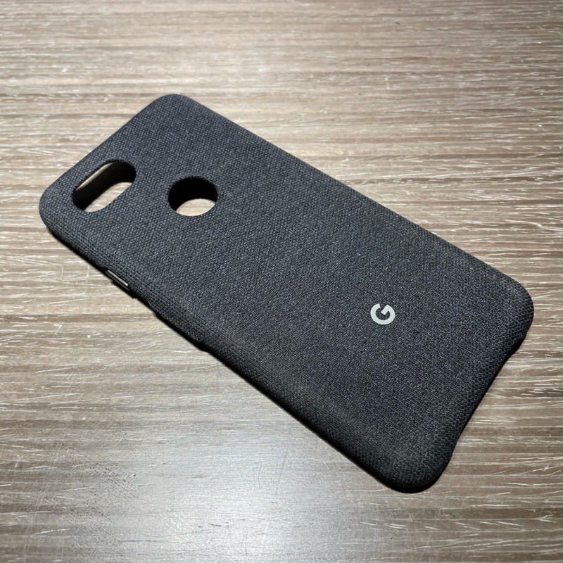 Google Pixel 3a 原廠布料保護殼 碳黑色 二手
