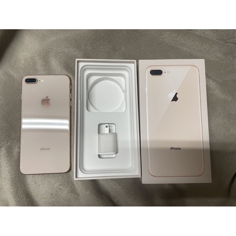 (二手附豆腐頭）iPhone 8 plus 玫瑰金 64g