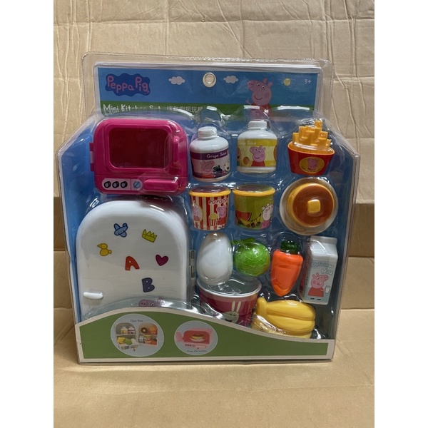 Peppa pig 佩佩豬冰箱遊戲廚房兒童塑膠玩具 ST安全玩具（雷射正版授權）