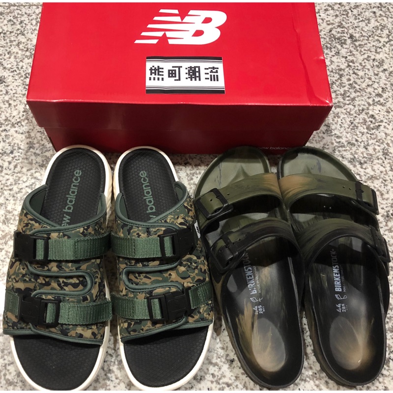 US.10全新正品 New Balance SDL330 BC 機能 休閒 迷彩 拖鞋 運動拖鞋 迷彩拖鞋 魔鬼氈