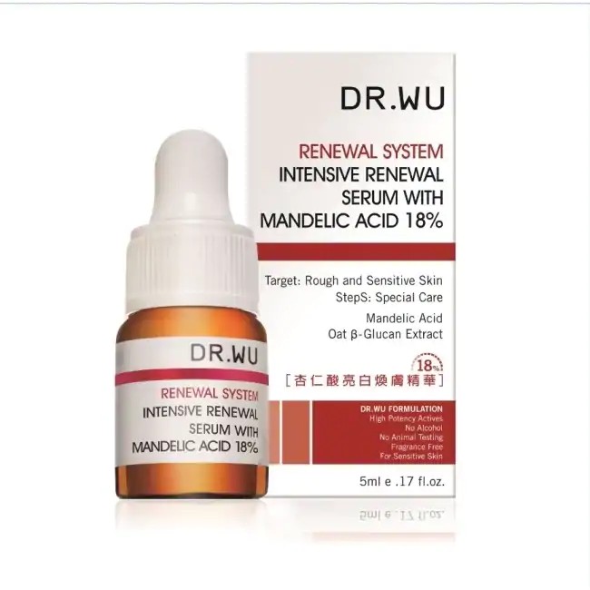 DR.WU 達爾膚 杏仁酸dr wu 亮白煥膚精華18% 5ML