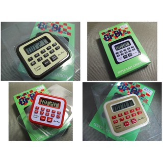 【神梭鐘錶】臺灣製精品 QUARTZ TIMER 液晶前進碼表倒數飲料店專門按數字計時器四色任選其一 型號：CL-098