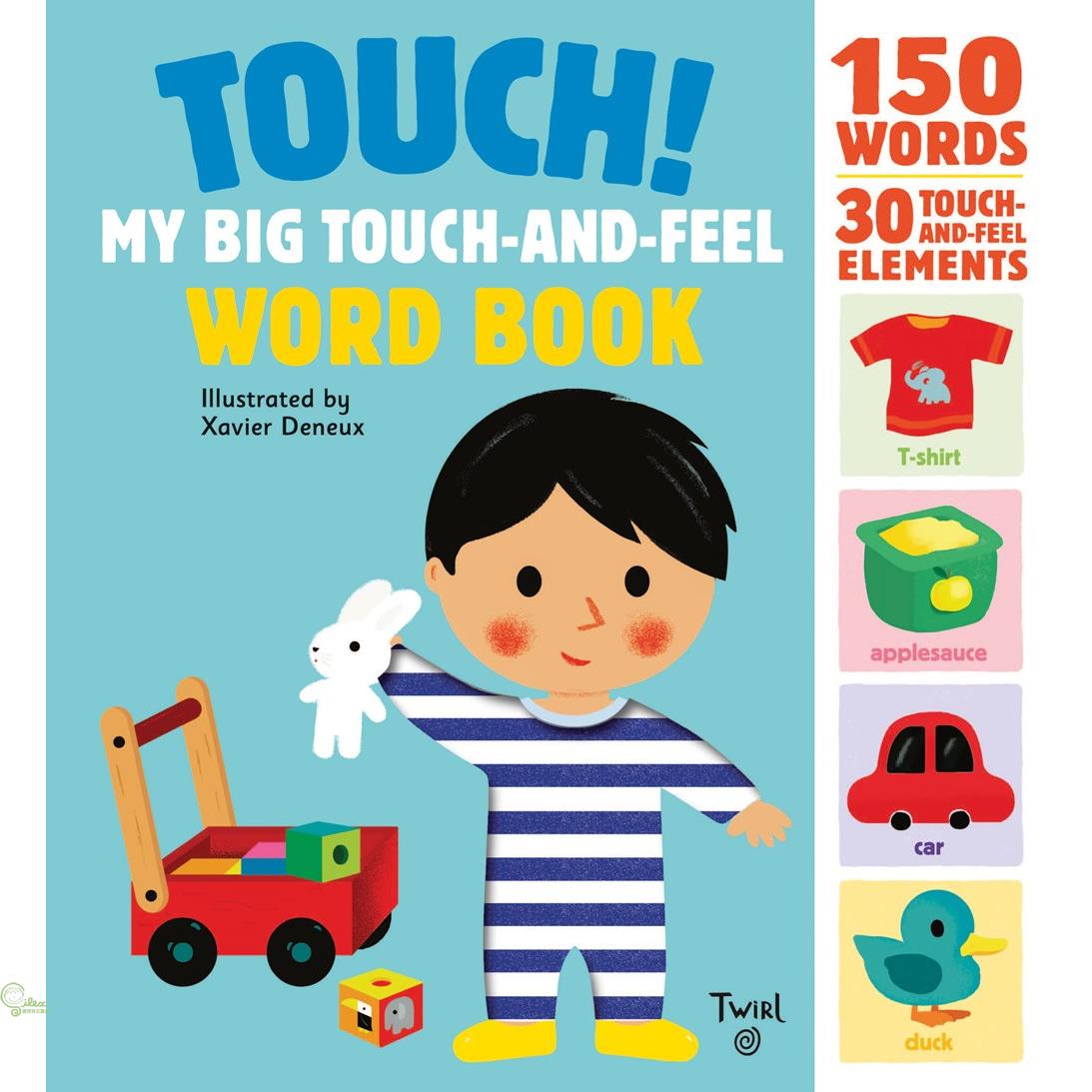 Touch! My Big Touch-And-Feel Word Book 我的觸摸單字書​（外文書）