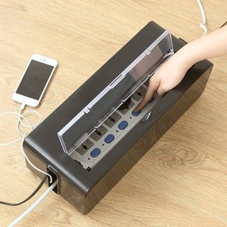 【7/10有現貨】電線收納盒電源集線器插座理線盒(白色大號)
