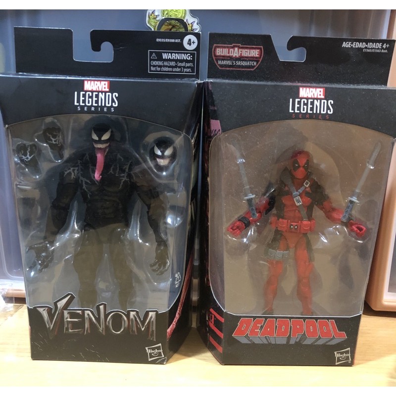 Marvel Legends 6吋 猛毒 Venom 死侍 Deadpool（2隻合售）