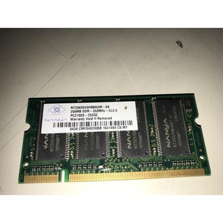 筆電記憶體 DDII 512M / DDR 256M