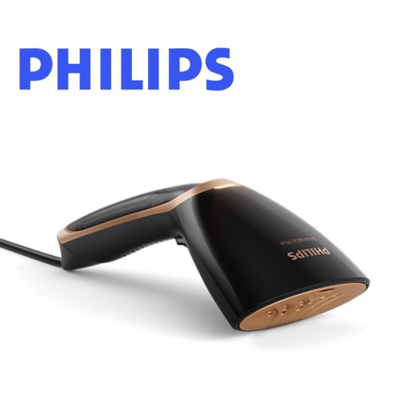 （全新）Philips 飛利浦二合一手持式蒸汽掛燙機 GC362黑金