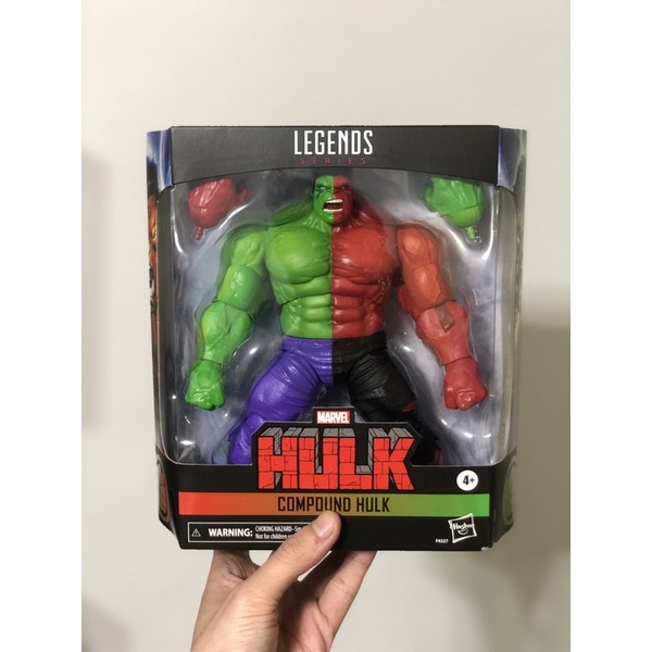 MARVEL LEGENDS 漫威 混合浩克 紅 綠 浩克 Compound Hulk 1/12 人偶 Walmart