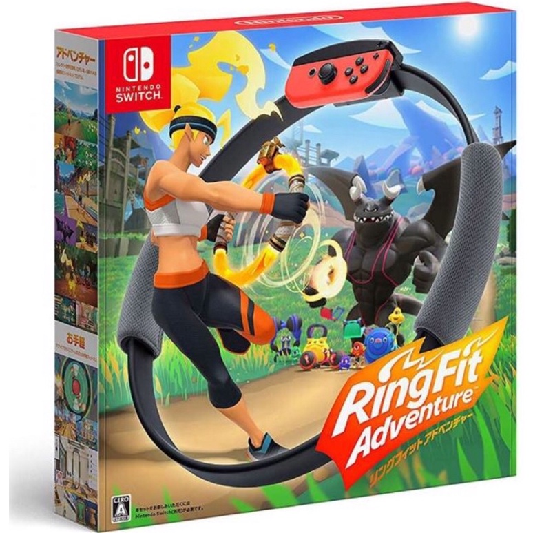 【Nintendo 任天堂】免運費Switch 健身環大冒險+專屬控制器Ring-Con(支援中文)台灣公司貨