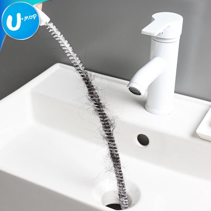 【U-mop】水孔疏通器 加長水孔疏通 水管疏通清潔刷 水管疏通器 下水孔清潔