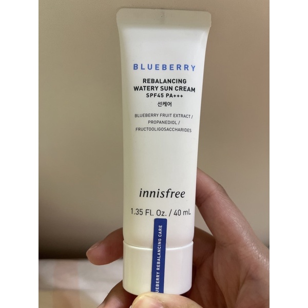 Innisfree藍莓平衡防曬霜SPF45