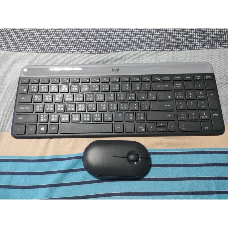 羅技鍵盤滑鼠組 鍵盤 k470 滑鼠 M340 無接收器