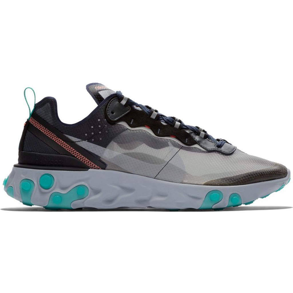 nike react element 87 black neptune green