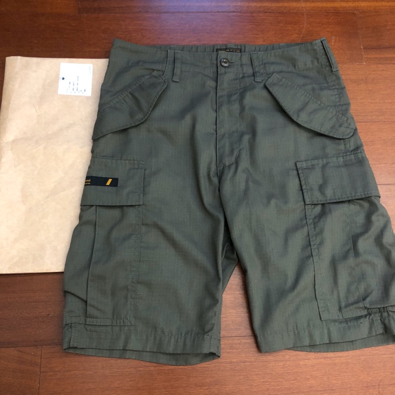 Wtaps 17SS Cargo Shorts Ripstop 金標 軍綠 短褲 S號 全配件