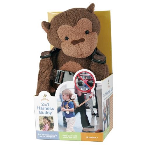 GOLDBUG 2 IN 1 HARNESS BUDDY 動物背包防走失帶－猴子[免運費]