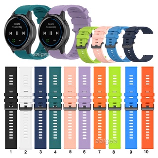 適用於 佳明Garmin vivoactive 4/venu2 45mm/Venu 3/255 265更換矽膠錶帶