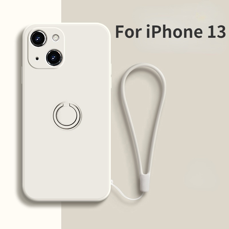 Iphone 13 Pro Max 軟 TPU 手機殼 + 支架環支架手機支架 + 掛繩 Kate iPhone13 迷