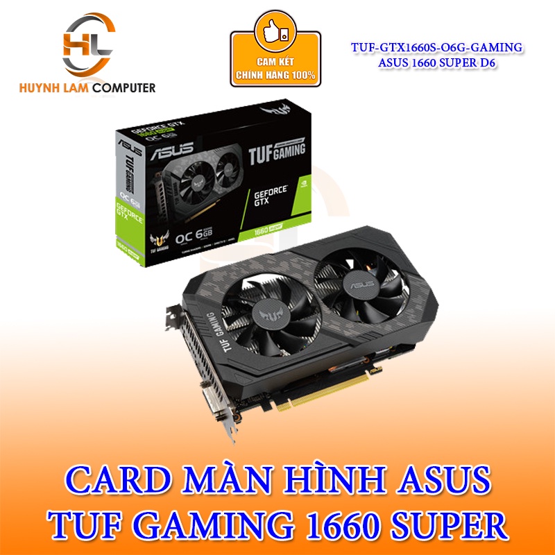 華碩 GeForce GTX 1660 Super 6GB OC GDDR6 TUF-GTX1660S-O6G-GAMI