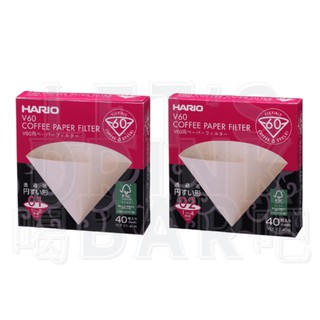 ▼錐形濾紙 Hario VCF-01-40M VCF-02-40M 無漂白濾紙 原色 原廠公司貨 40入