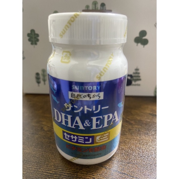 ［✿KJ Life✿］日本SUNTORY魚油DHA＆EPA+芝麻明E/EX30日120顆瓶裝