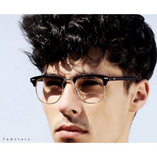 現貨 熱銷款 韓版平光眼鏡 半框文青款 男女造型鏡框