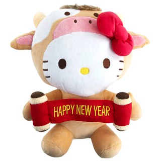 三麗鷗 沙包絨毛玩偶 牛年 過年 Kitty 日本進口正版授權