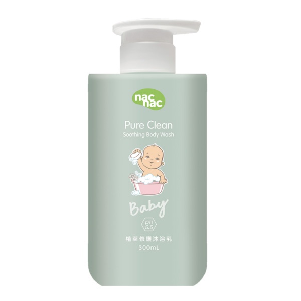 nac nac 植萃修護沐浴乳300ml【佳兒園婦幼館】