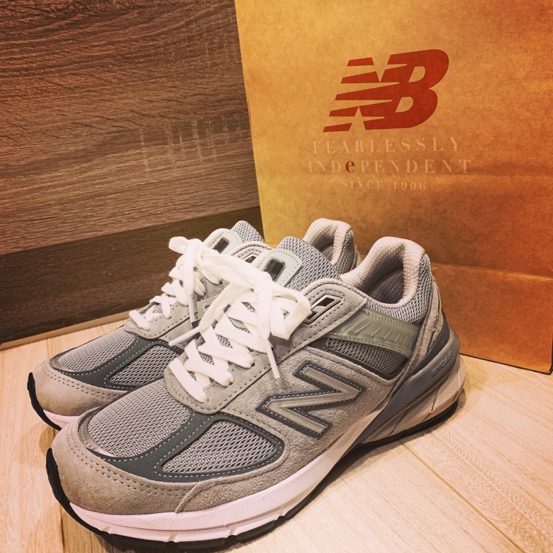 降價 全新New balance 990v5 W99GL5元祖灰 B楦 女鞋US6.5 23 23.5 24