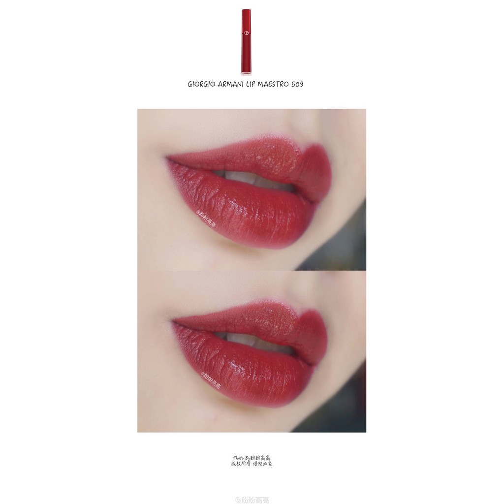 giorgio armani lip maestro 509