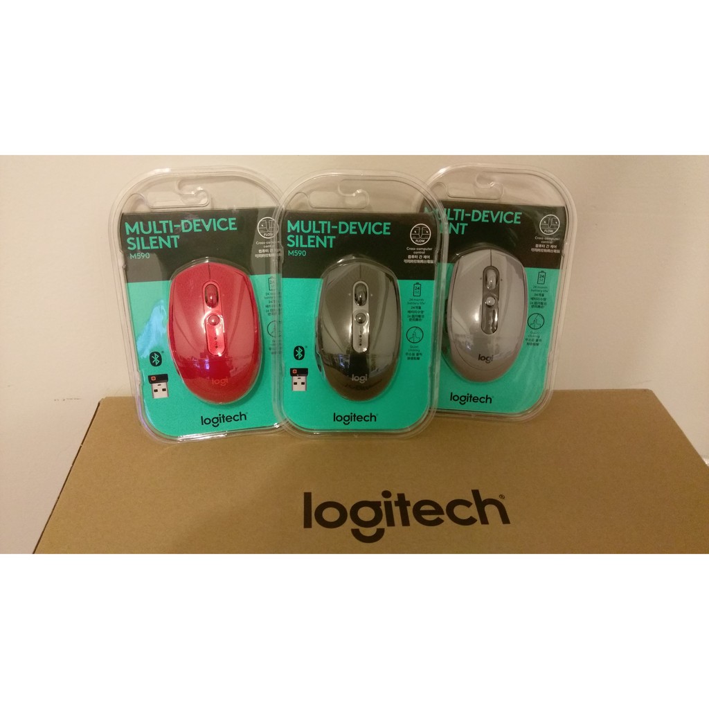 現貨-羅技 Logitech M590 多工靜音無線滑鼠-台灣公司貨