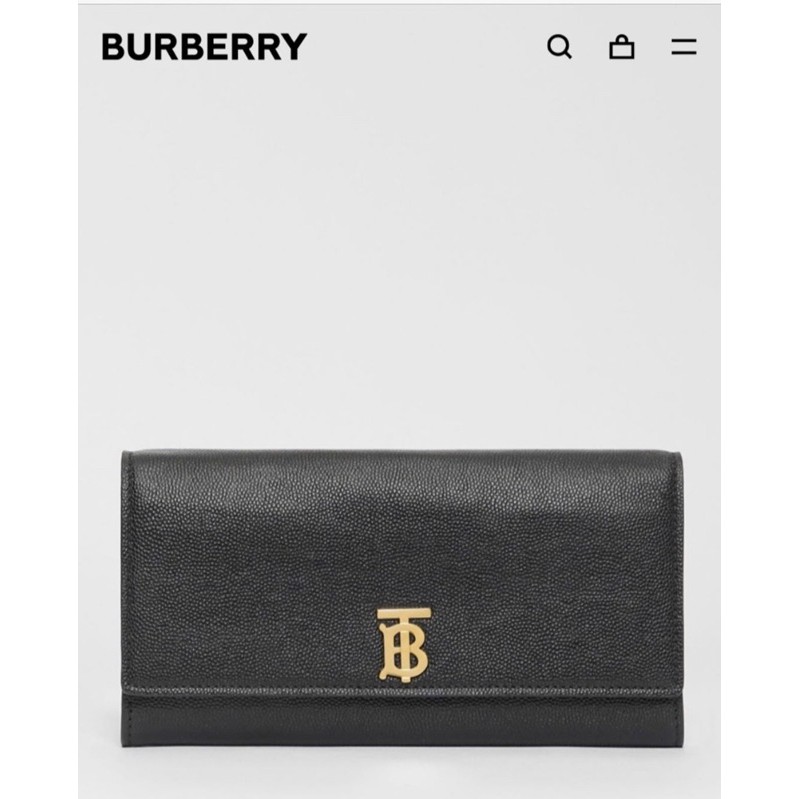 英國代購Burberry 黑色長夾