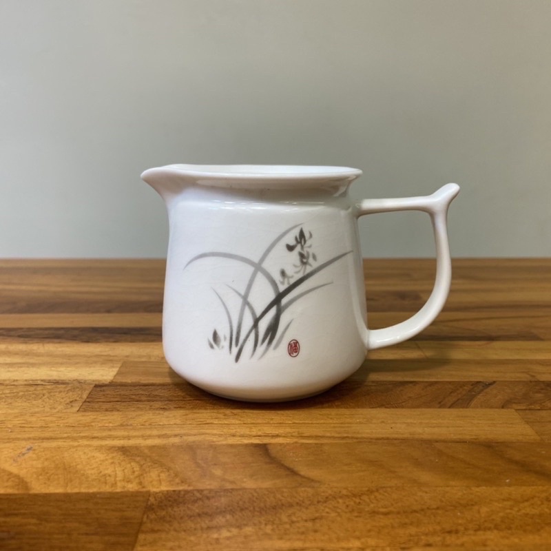 【隆壺藝】茶具♦️水墨蘭花茶海 公杯 茶海 公道杯 小茶海 台灣丞漢 台灣茶具 容量：約200cc